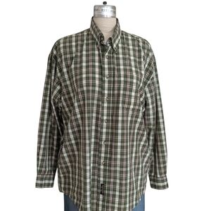 Duck Head Iron Free Plaid Shirt Size Large